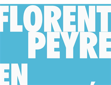 Tablet Screenshot of florentpeyre.com